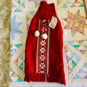 NWT Dog Christmas Sweater Home Goods Sz Large